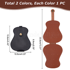 2Pcs 2 Colors Imitation Leather Storage Bags&nbsp;AJEW-CA0001-85
