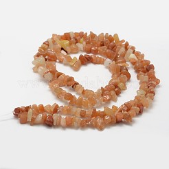Natural Red Aventurine Beads Strands&nbsp;G-F328-09