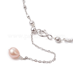 Natural Pearl Link Bracelets&nbsp;BJEW-P330-01P
