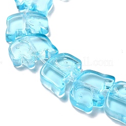 Transparent Glass Beads Strands&nbsp;GLAA-F114-03B