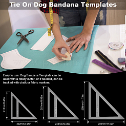 Acrylic Quilting Rulers&nbsp;DIY-WH0034-84D