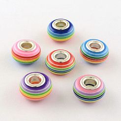 Resin European Beads&nbsp;X1-RPDL-S003-M