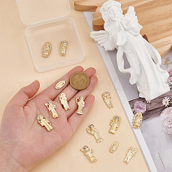 14Pcs 7 Style Alloy Cabochons&nbsp;MRMJ-OC0003-54