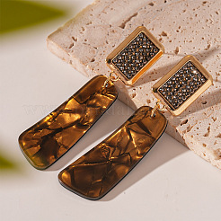 Alloy & Rhinestone Dangle Stud Earrings&nbsp;FS-WG856C9-01