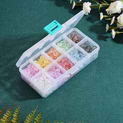 500Pcs 10 colors Crackle Glass Beads&nbsp;GLAA-SZ0001-56