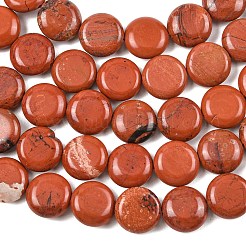 Natural Red Jasper Beads Strands&nbsp;G-L648-B04-15mm