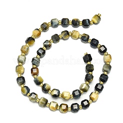 Natural Tiger Eye Beads Strand&nbsp;G-I376-D46-01
