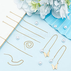5 Pairs Rack Plating Brass Stud Earring Findings&nbsp;DIY-BBC0001-89
