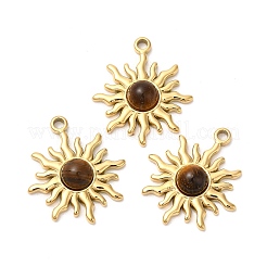 Ion Plating(IP) 316 Stainless Steel Sun Pendants&nbsp;STAS-K258-34G