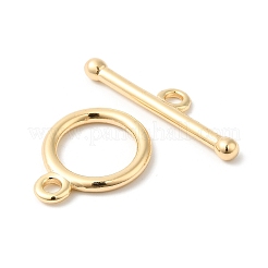 Brass Toggle Clasps&nbsp;KK-P234-65G