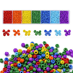3500Pcs 7 Style 12/0 Glass Round Seed Beads&nbsp;SEED-YW0001-36