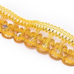 Metallic Yarn Ribbons&nbsp;OCOR-WH0064-48A