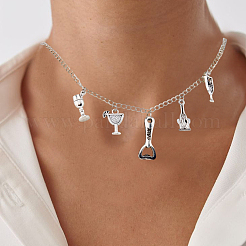 60Pcs 12 Styles Tibetan Style Alloy Pendants&nbsp;TIBE-SC0002-47