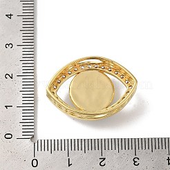 Rack Plating Brass Cubic Zirconia Beads&nbsp;KK-G504-21G-01