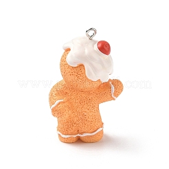Christmas Theme Opaque Resin Pendants&nbsp;RESI-I336-01P-06