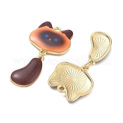 Printed Alloy Pendants&nbsp;ENAM-K076-45G-08
