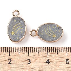 Natural Labradorite Pendants&nbsp;G-C102-08C-G