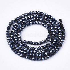 Electroplate Glass Beads Strands&nbsp;EGLA-T013-04A