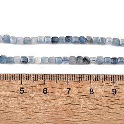 Natural Devil Blue Aquamarine Beads Strands&nbsp;G-NH0073-C01-3mm