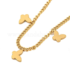 304 Stainless Steel Cable Chain Necklaces&nbsp;NJEW-P311-03C-G
