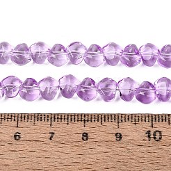 Baking Paint Transparent Glass Beads Strands&nbsp;LS-GLAA-Q109-01A-03