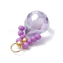 Glass Seed Beaded Pendants&nbsp;PALLOY-MZ00599
