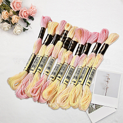 10 Skeins 6-Ply Polyester Embroidery Floss&nbsp;OCOR-CY0002-99G