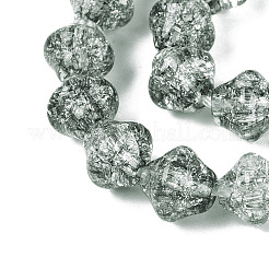 Transparent Crackle Glass Beads Strands&nbsp;GLAA-Q115-04A-02