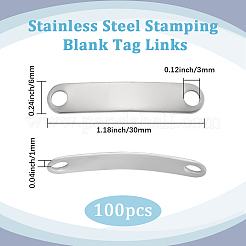 100Pcs 201 Stainless Steel Links/Connectors&nbsp;STAS-BBC0007-41