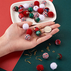DIY Christmas Style Earring Making Kits&nbsp;DIY-TA0008-88