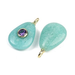 Natural Amazonite Pendants&nbsp;G-H322-01G-03