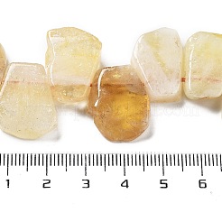 Heated Natural Citrine Beads Strands&nbsp;G-P528-K07-01