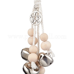 Iron Bell Pendant Decoration&nbsp;HJEW-JM02249-03
