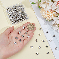 200Pcs Tibetan Style Zinc Alloy Beads&nbsp;TIBEB-ME0001-09