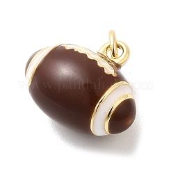 Sports Brass Enamel Pendants&nbsp;KK-H529-31G
