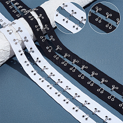 2 Cards 2 Colors Cotton Hook and Eye Tape&nbsp;DIY-NB0015-43