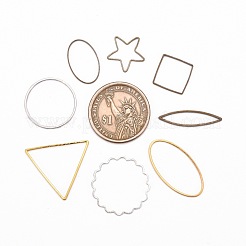 Brass Linking Rings&nbsp;KK-MSMC010-M