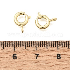 Brass Spring Ring Clasps&nbsp;KK-C255-14G