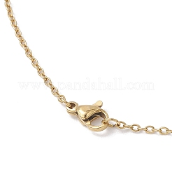 Glass Pendant Necklaces&nbsp;NJEW-MZ00112-01