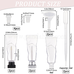 Plastic Empty Containers&nbsp;AJEW-GF0009-81B