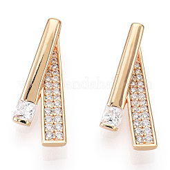 925 Sterling Silver Micro Pave Cubic Zirconia Pendants&nbsp;STER-T004-17G
