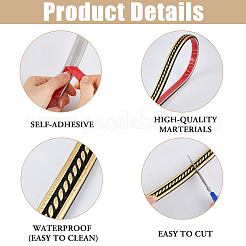 PVC Self-Adhesive Flexible Molding Trim&nbsp;DIY-WH0591-623B