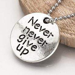 Tibetan Style Alloy Pendants&nbsp;TIBEP-Q078-20AS-RS