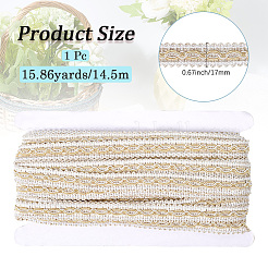 Polyester Braided Lace Ribbon&nbsp;OCOR-WH20006-66D
