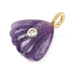 Natural Amethyst Carved Pendants&nbsp;G-G330-02G-01