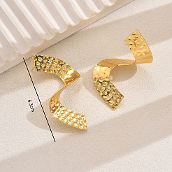 Middle Eastern Alloy Geometric Twist Stud Earrings&nbsp;LS-BY5819