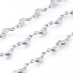 Tarnish Resistant 304 Stainless Steel Link Chains&nbsp;CHS-G014-05P