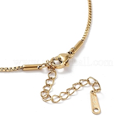 Mother's Day Brass Micro Pave Clear Cubic Zirconia Pendant Necklaces&nbsp;LS-NJEW-G126-01A
