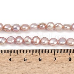 Natural Cultured Freshwater Pearl Beads Strands&nbsp;PEAR-P064-19G-12B