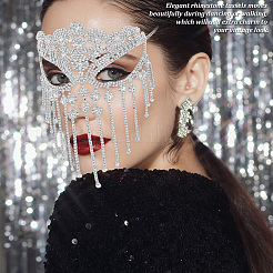 Iron Headwear Masquerade Masks&nbsp;AJEW-WH0312-35S